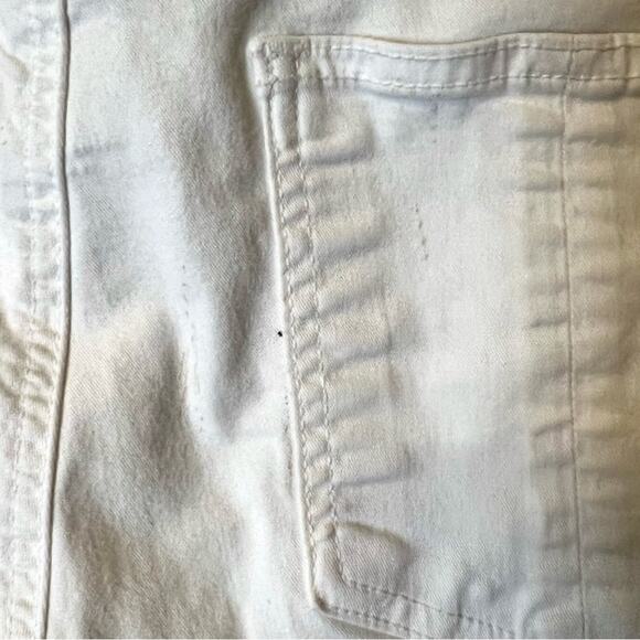 rag & bone Skinny Capri Fray White Jeans Size 28 - Picture 4 of 6
